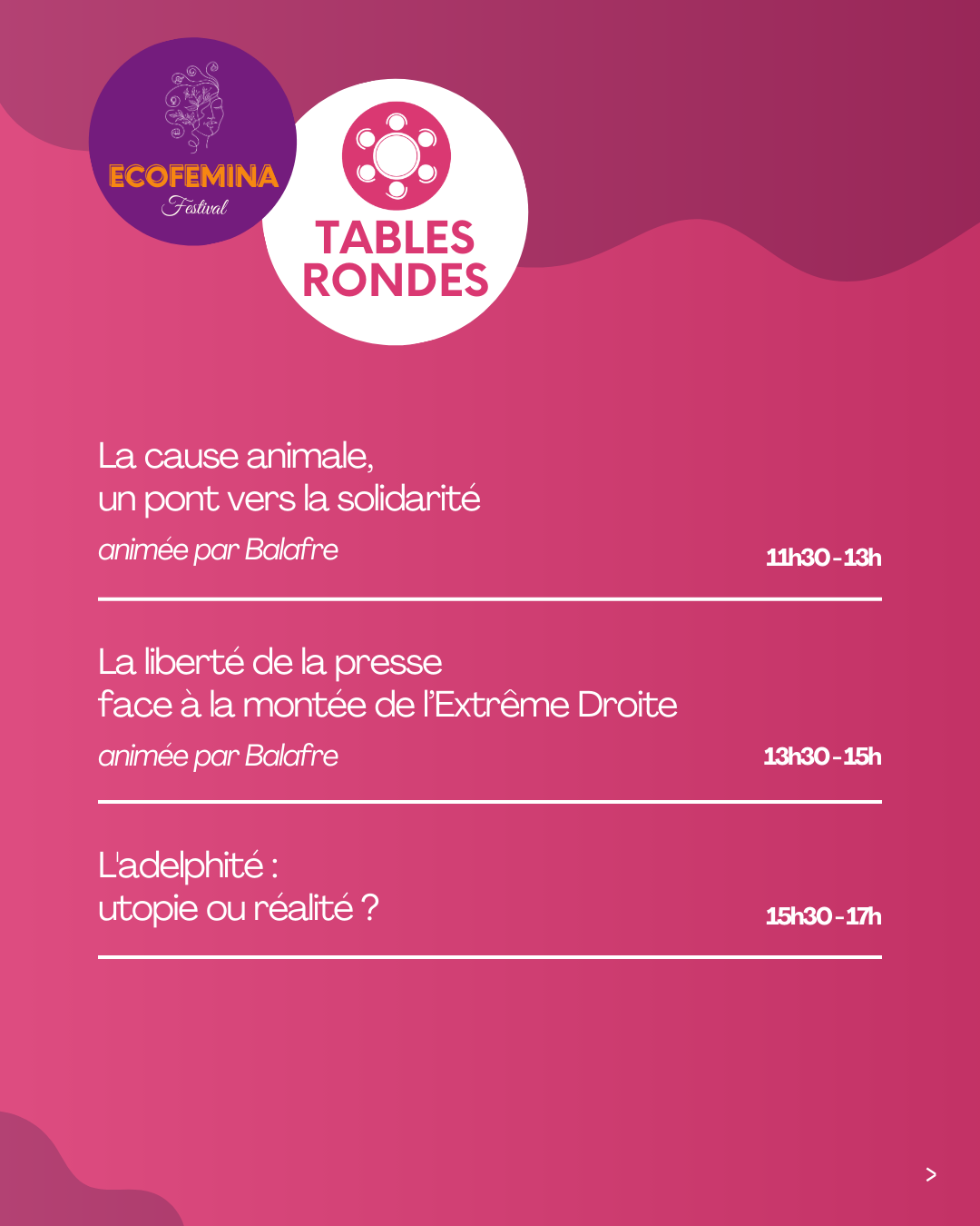 Tables rondes
